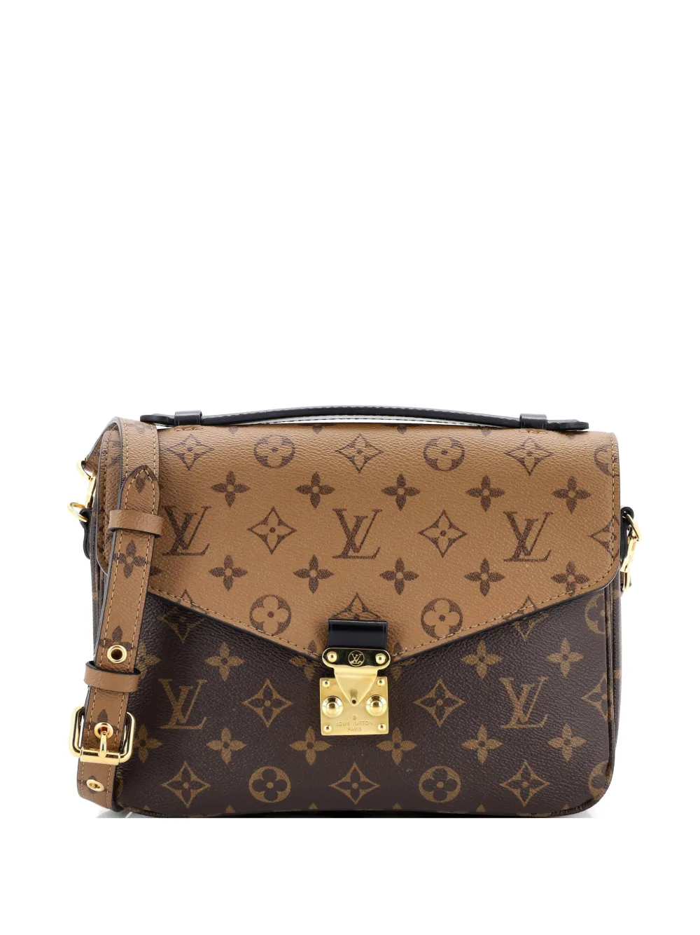 Louis Vuitton Pre-Owned Pochette Metis Reverse Monogram Canvas crossbody bag - Marrone