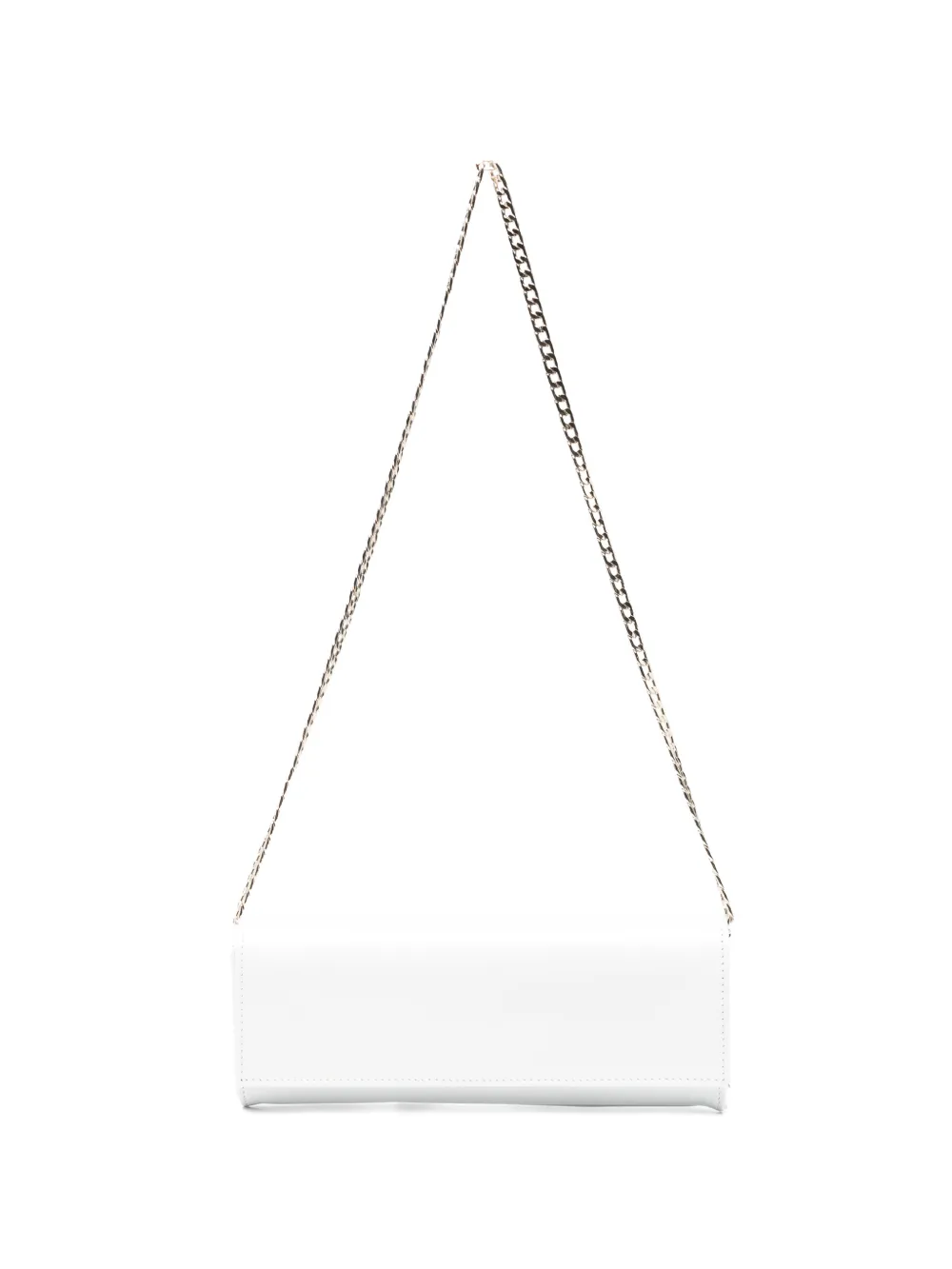 Castagna chain-strap clutch bag - Bianco