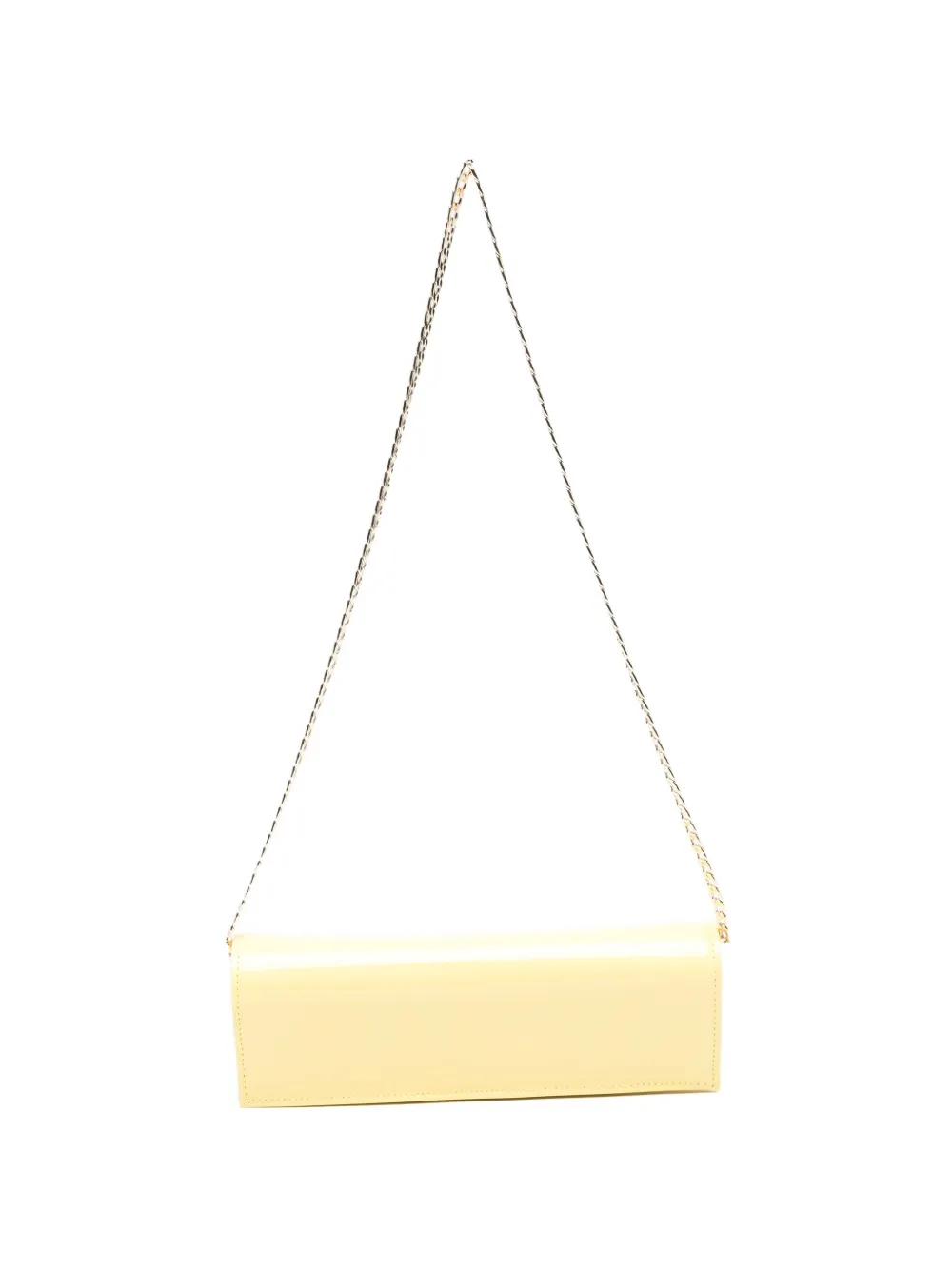 Castagna chain clutch bag - Giallo
