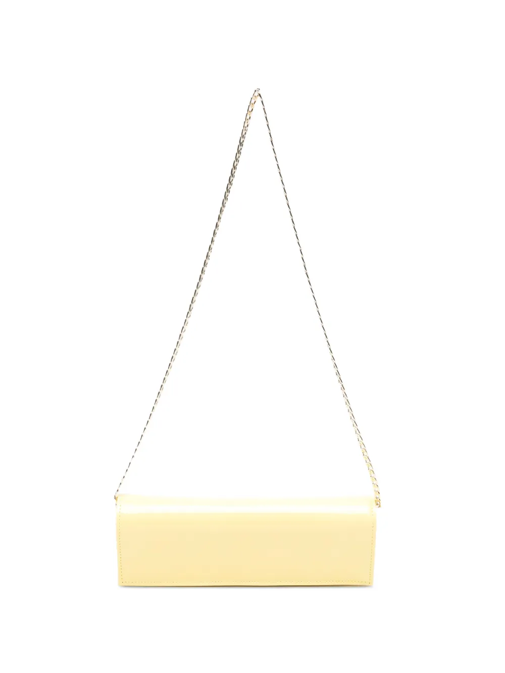 Castagna chain clutch bag - Giallo