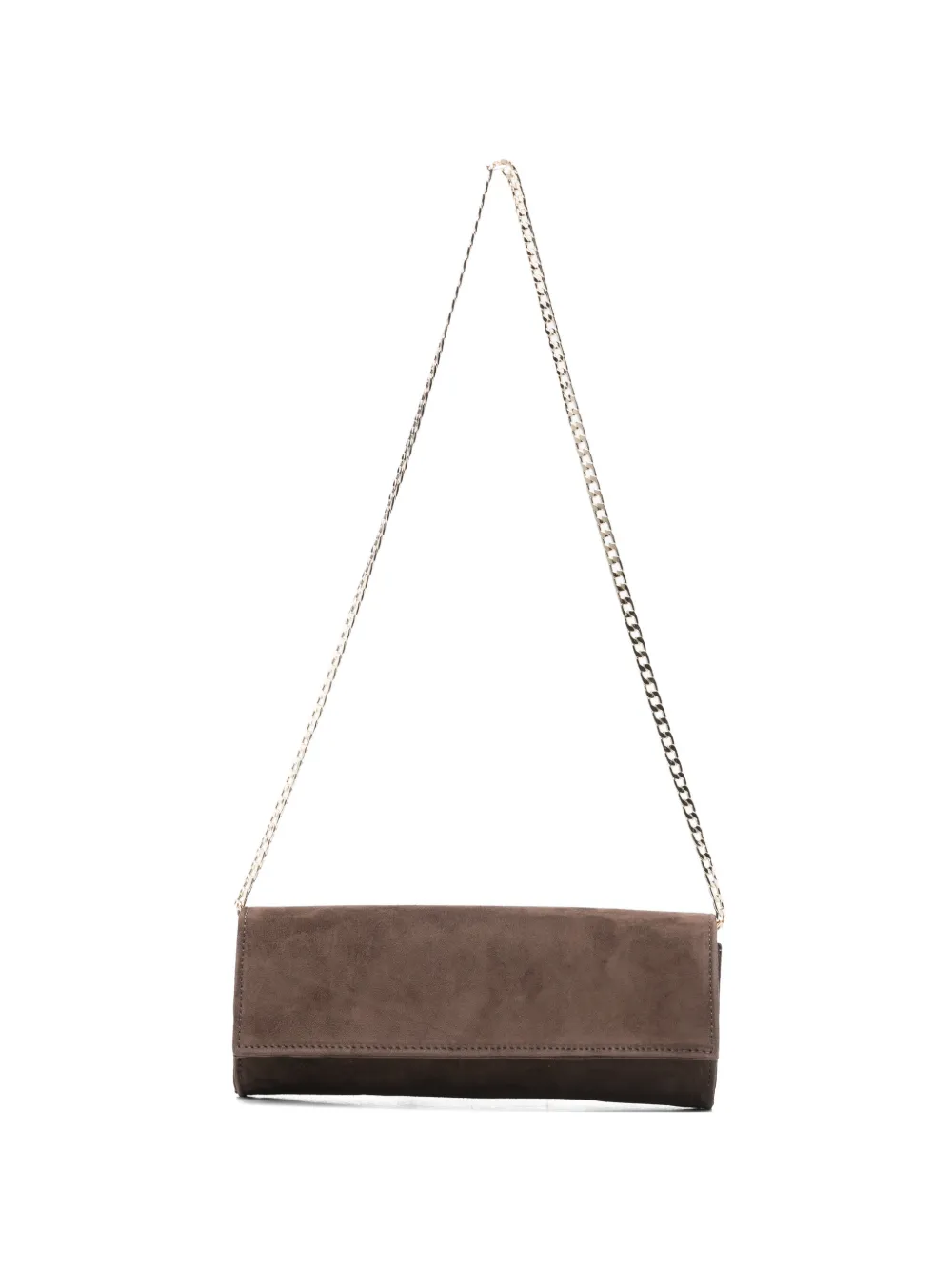 Castagna chain-strap shoulder bag - Marrone