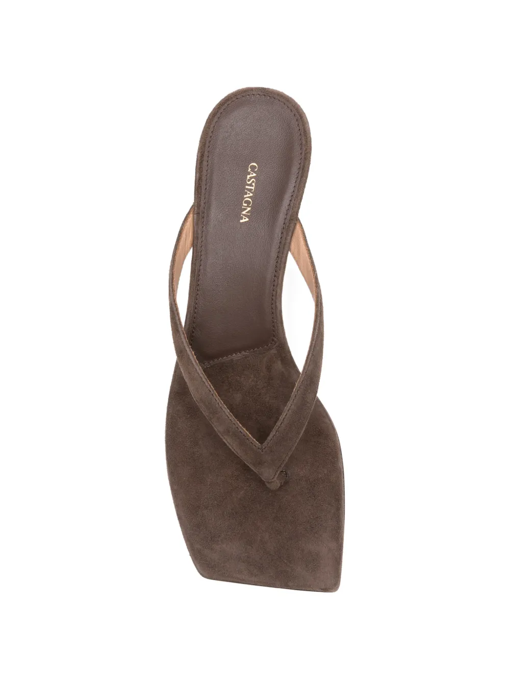 Castagna Clarice suede sandals Bruin