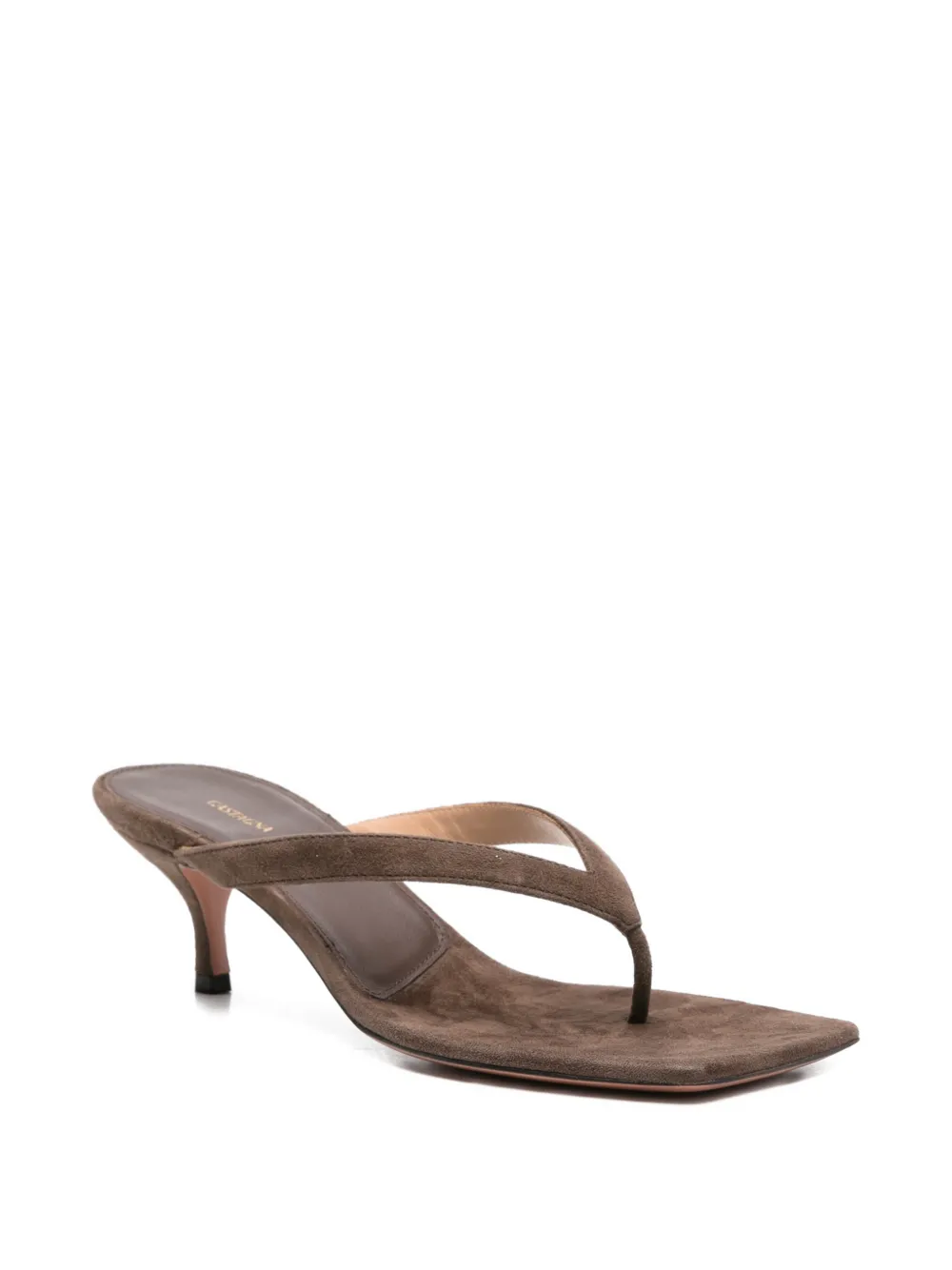 Castagna Clarice suede sandals Bruin