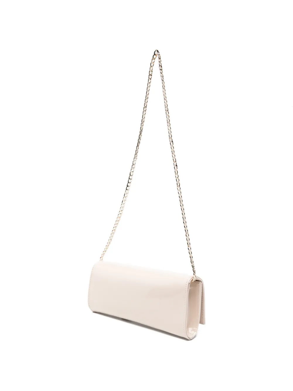 Castagna Clutch met kettinghengsel Beige