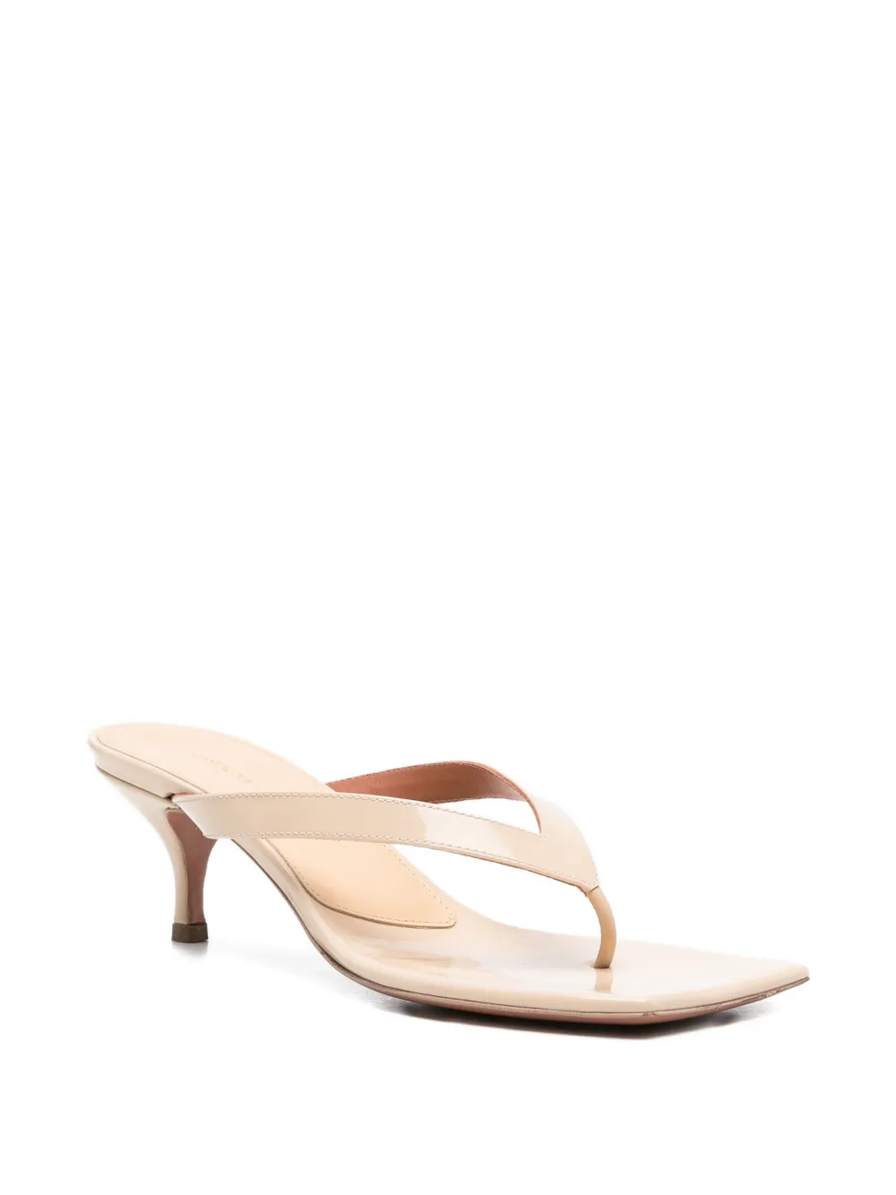 Castagna Clarice sandalen met vierkante neus Beige