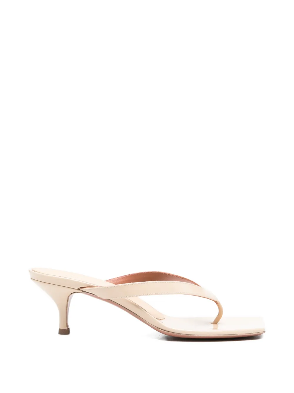 Castagna Clarice sandalen met vierkante neus Beige