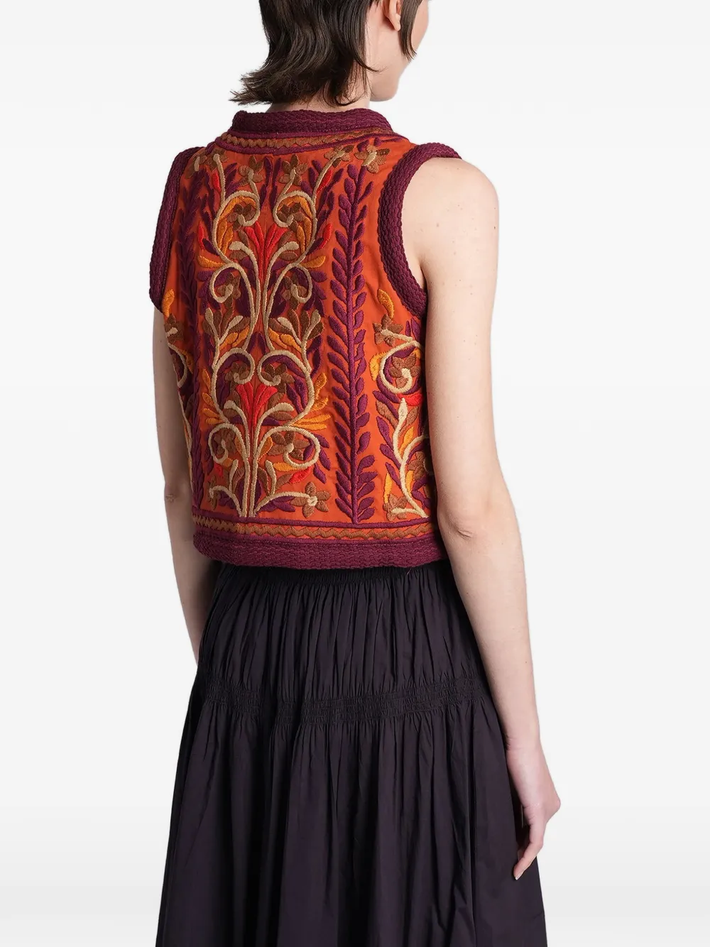 Antik Batik Suna gilet Oranje