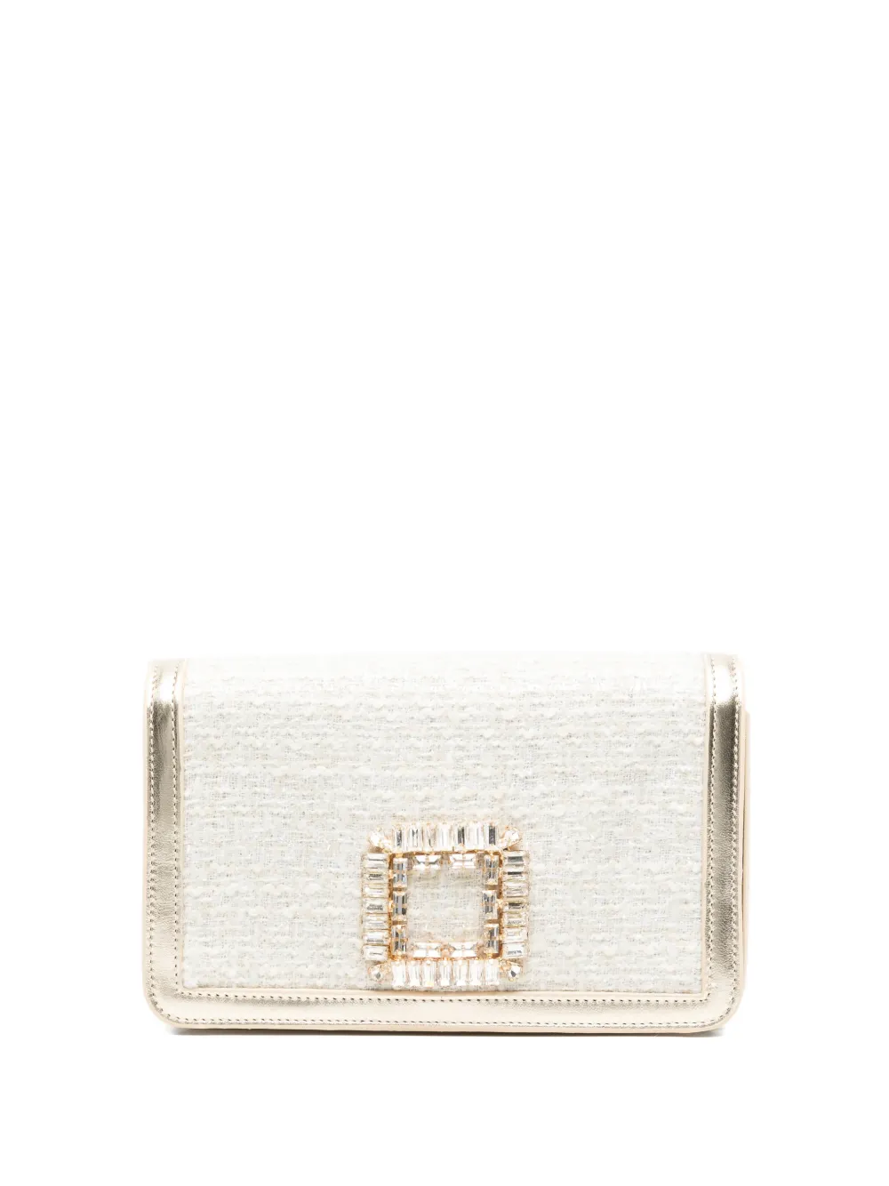 Roberto Festa jewelled tilda shoulder bag - Toni neutri