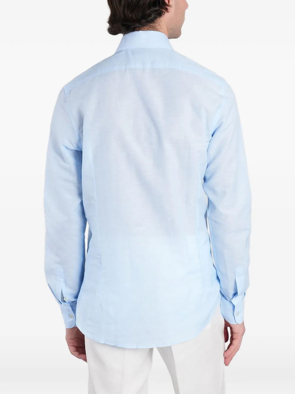 Tagliatore Hampton T-shirt Blauw