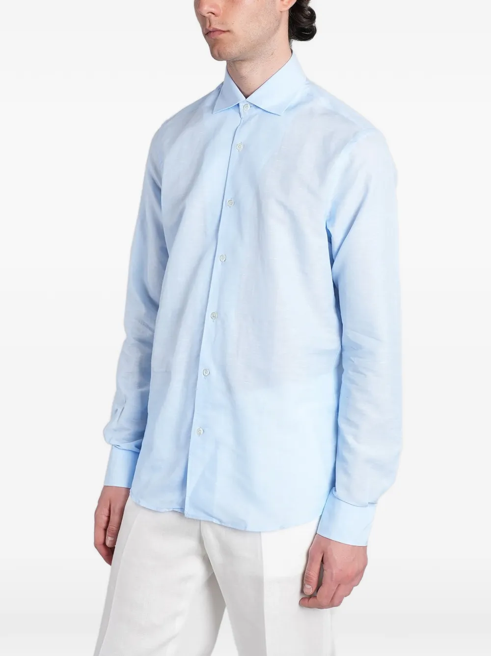 Tagliatore Hampton T-shirt Blauw