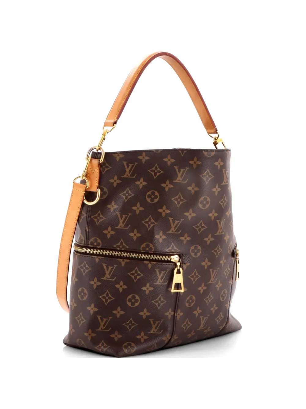 Louis Vuitton Pre-Owned Melie Handbag Monogram Canvas hobo bag - Marrone
