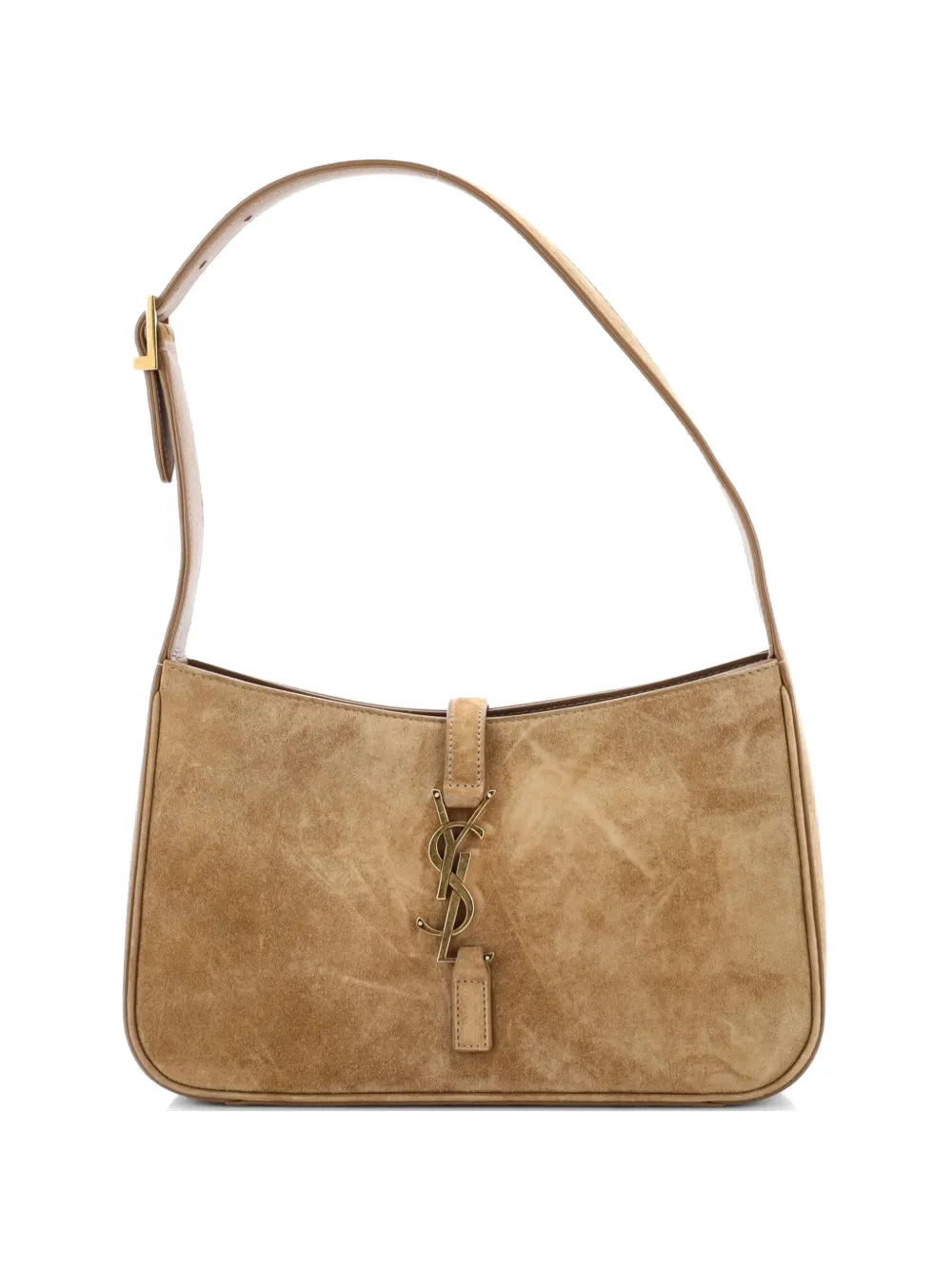 Saint Laurent Pre-Owned Le 5 a 7 Suede Small hobo bag - Toni neutri