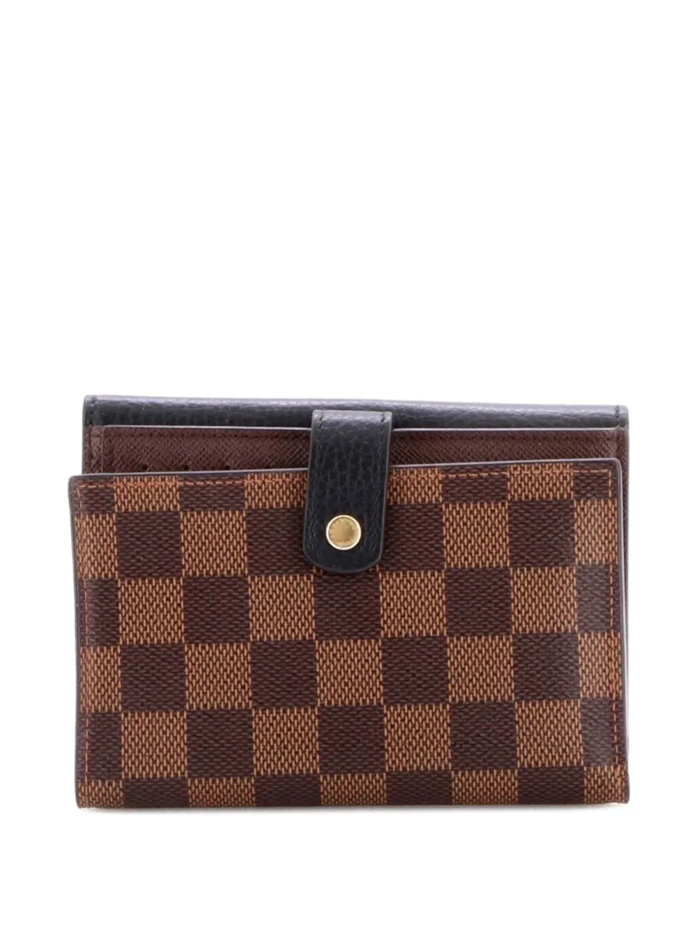 Louis Vuitton Pre-Owned Normandy Wallet Damier And Leather Compact