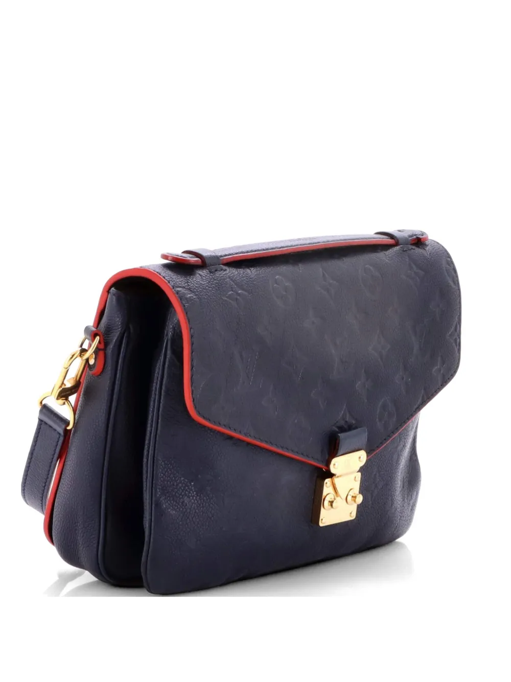 Louis Vuitton Pre-Owned Pochette Metis Monogram Empreinte Leather crossbody bag - Blu