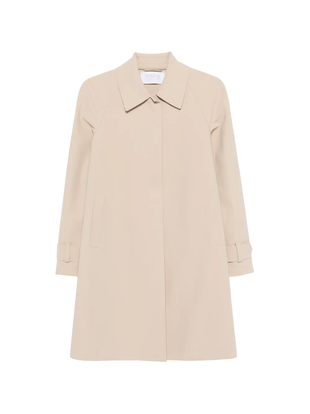 Harris Wharf London cuff detail coat - Neutrals