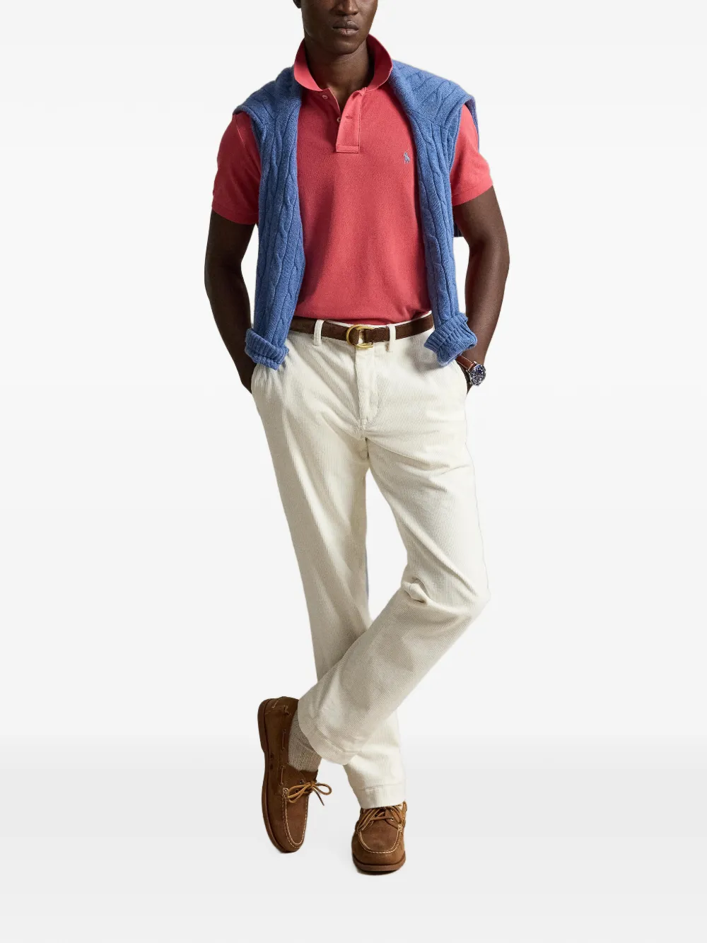 Polo Ralph Lauren Poloshirt met borduurwerk Rood