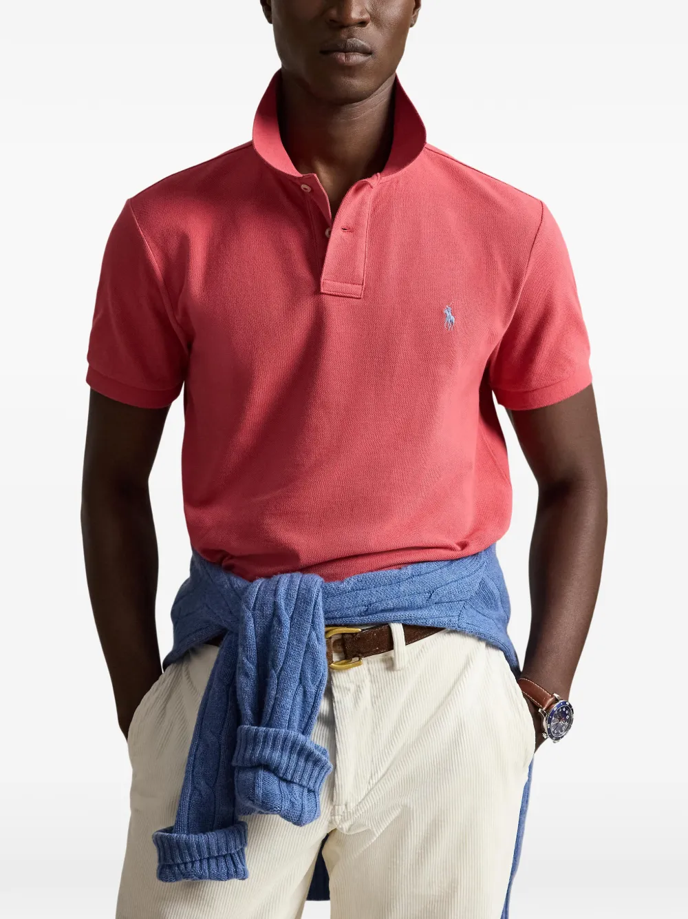 Polo Ralph Lauren Poloshirt met borduurwerk Rood