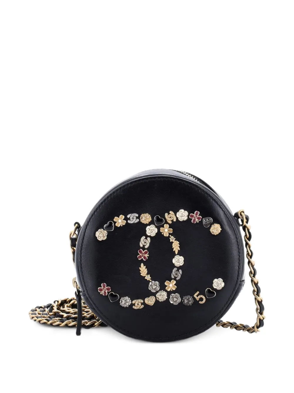 CHANEL Pre-Owned ラッキーチャーム ラウンド ウィズチェーン