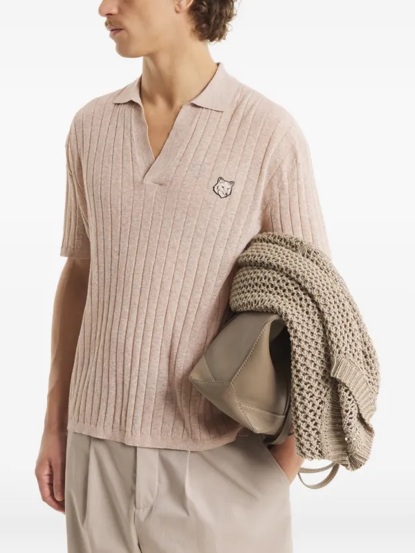 Maison Kitsuné エンブロイダリーポロシャツ | ニュートラル | FARFETCH JP
