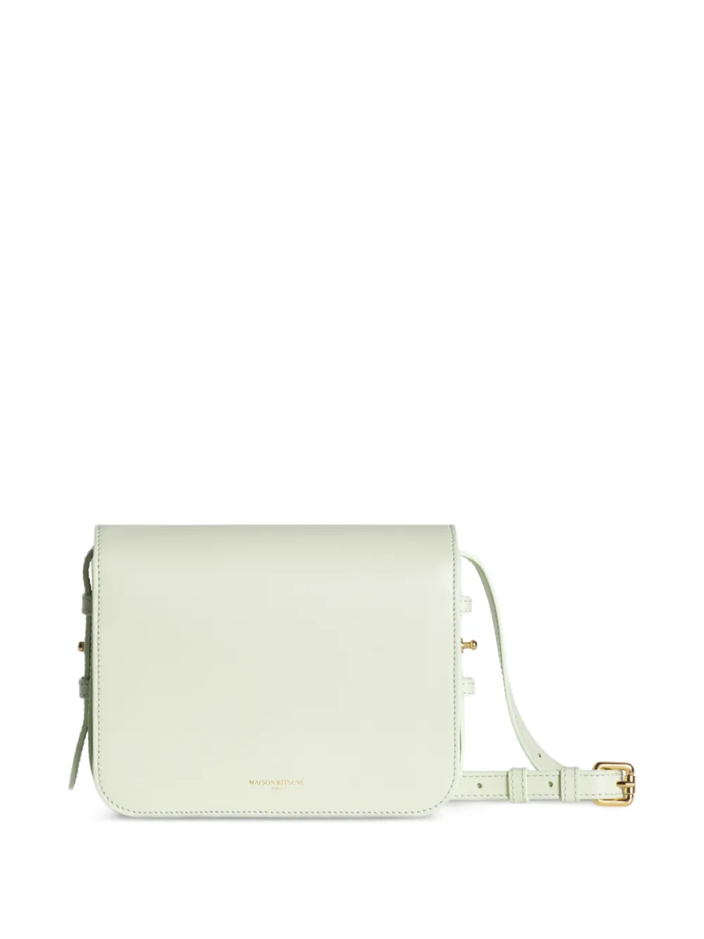 Maison Kitsuné Fox boekentas crossbodytas Groen