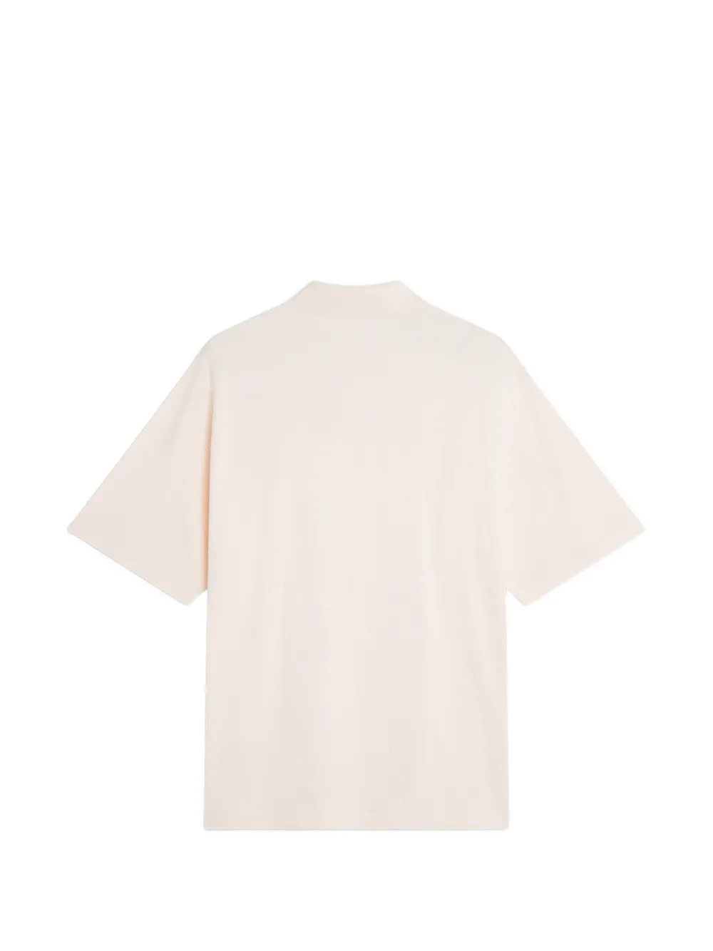 Maison Kitsuné Poloshirt met borduurwerk Beige