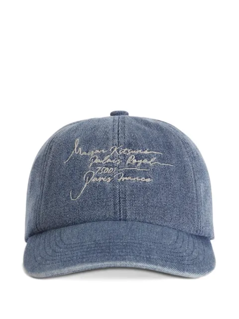Maison Kitsuné embroidery baseball cap