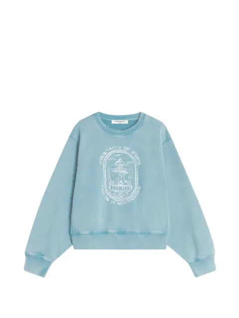 Maison Kitsuné tröja med tryck