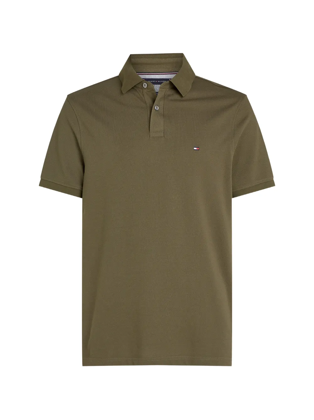 Tommy Hilfiger chest logo polo shirt - Grün