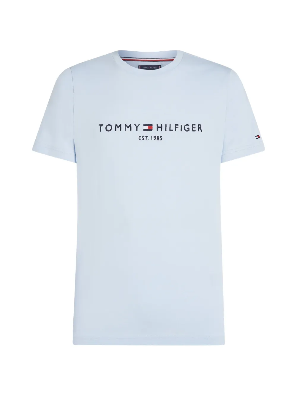 Tommy Hilfiger logo-print T-shirt - Blau