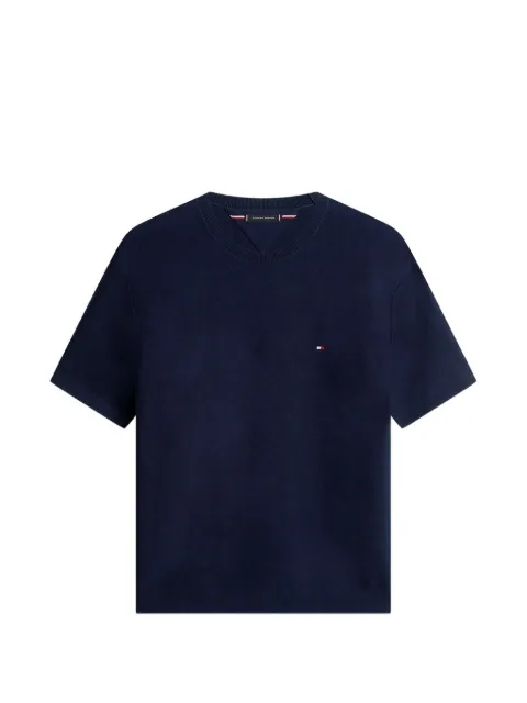 Tommy Hilfiger 로고 디테일 티셔츠
