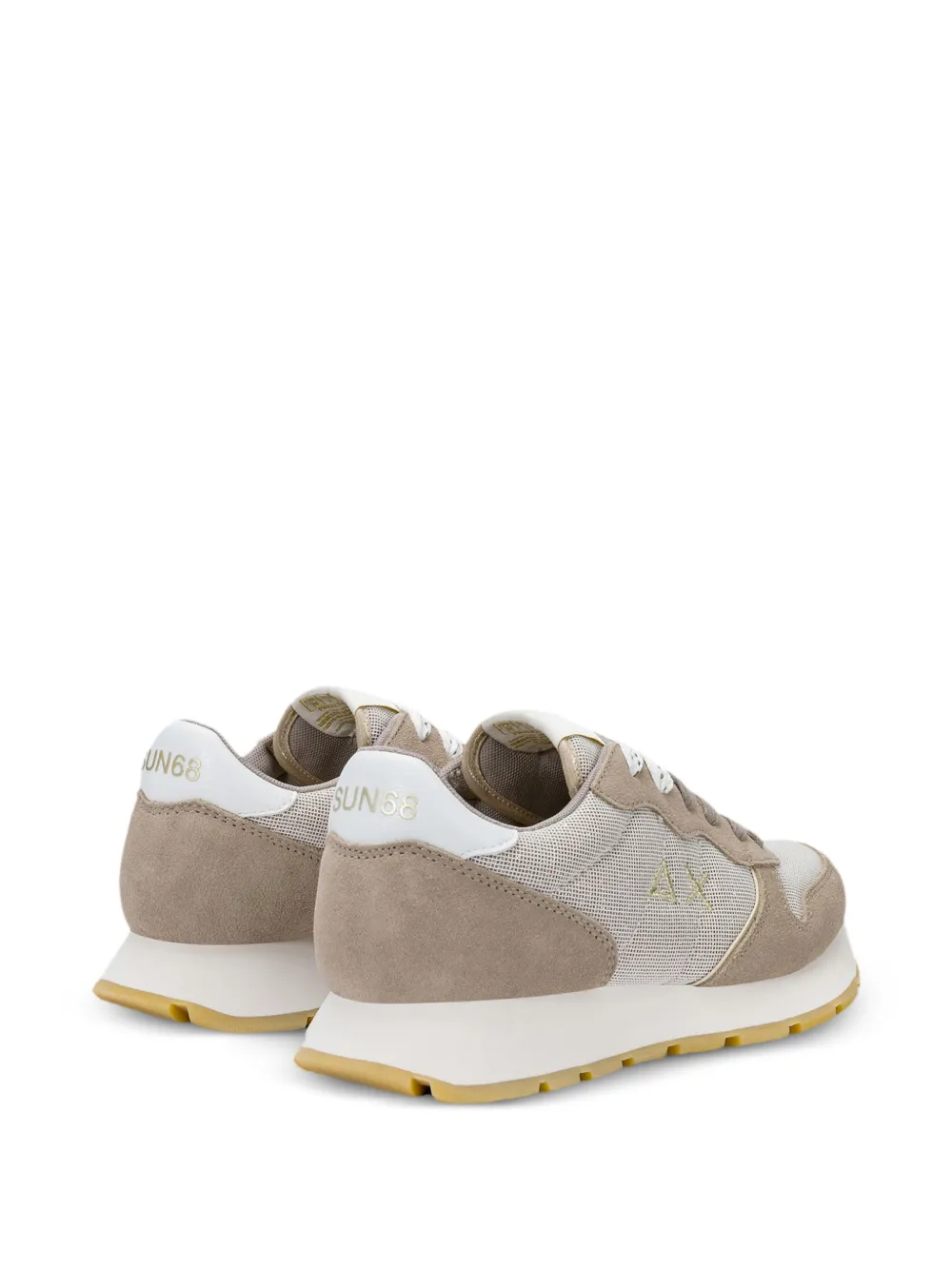  Sun68 Ally Suede Logo Sneakers - Grey 