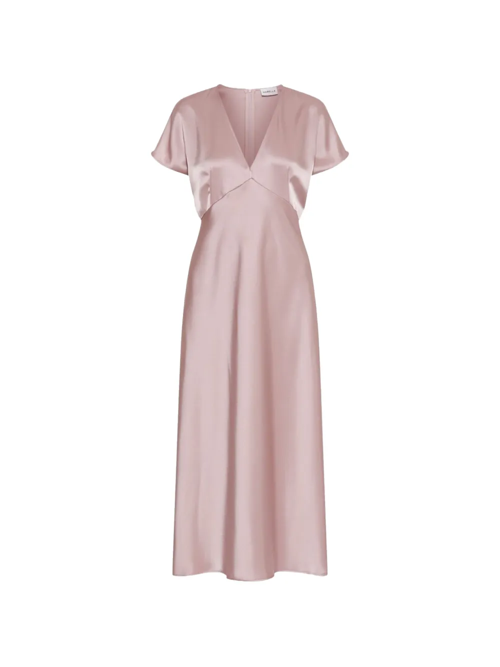Marella V-neck midi dress - Rosa