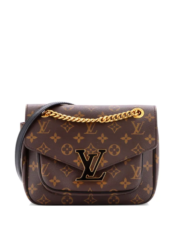 Louis Vuitton Pre-owned Passy Handbag Monogram Canvas Crossbody Bag in Brown
