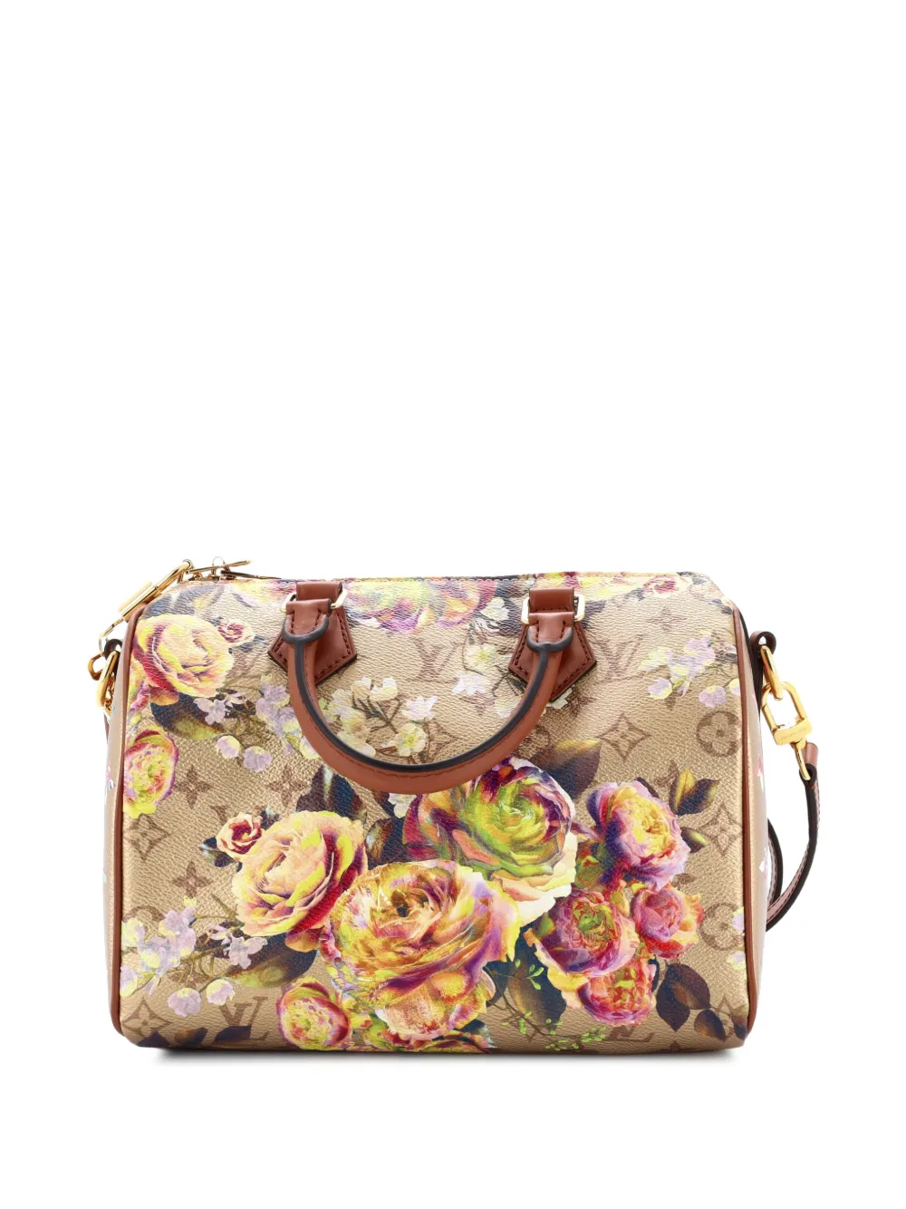 Louis Vuitton Pre-Owned Speedy Bandouliere Bag Limited Edition Garden Monogram Canvas 25 shoulder bag - Oro