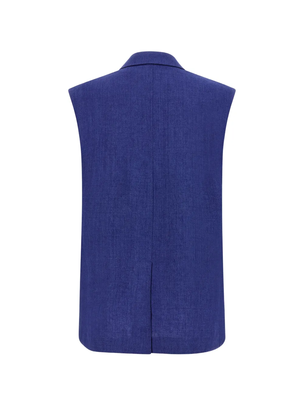  Max Mara Aia Double-breasted Peak-lapels Waistcoat - Blue 