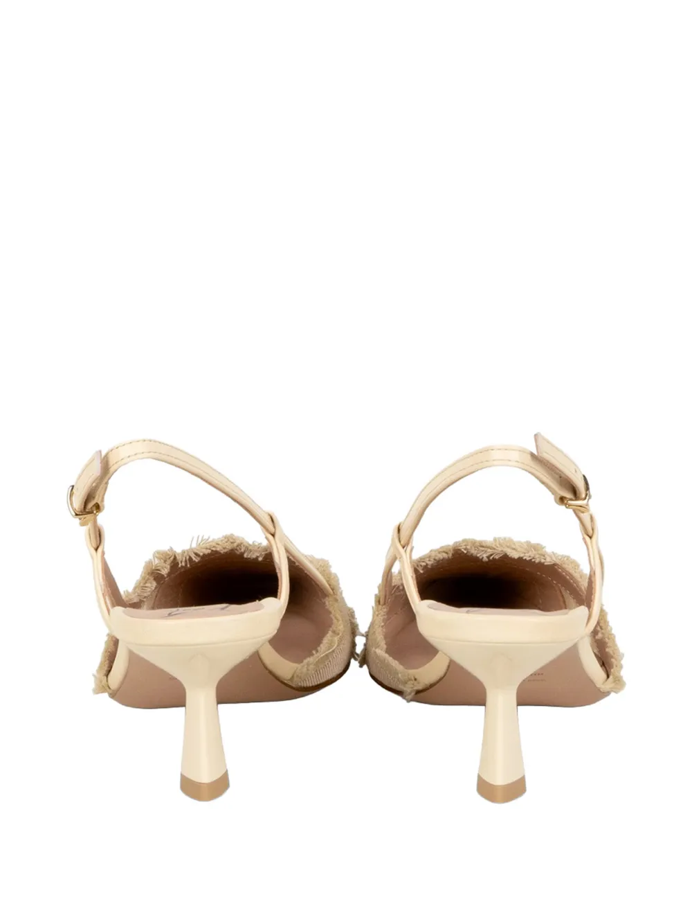 Roberto Festa Pumps met franje detail Beige