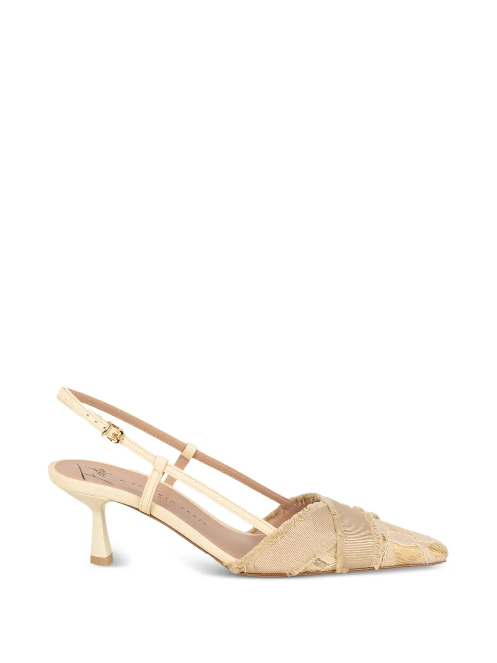 Roberto Festa Pumps met franje detail Beige