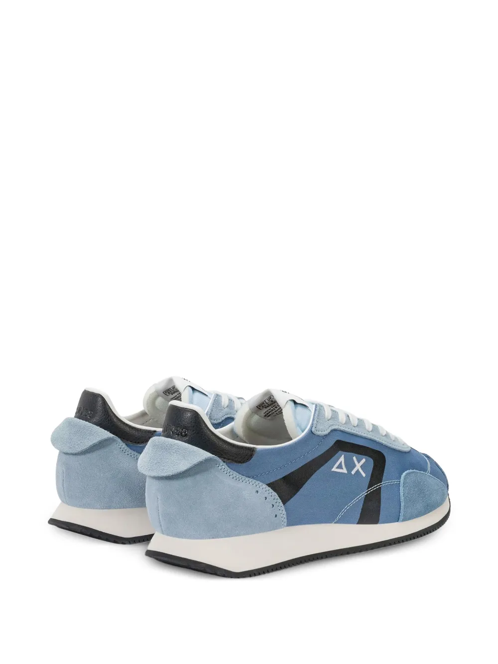 Sun68 Sneakers met suède vlakken Blauw
