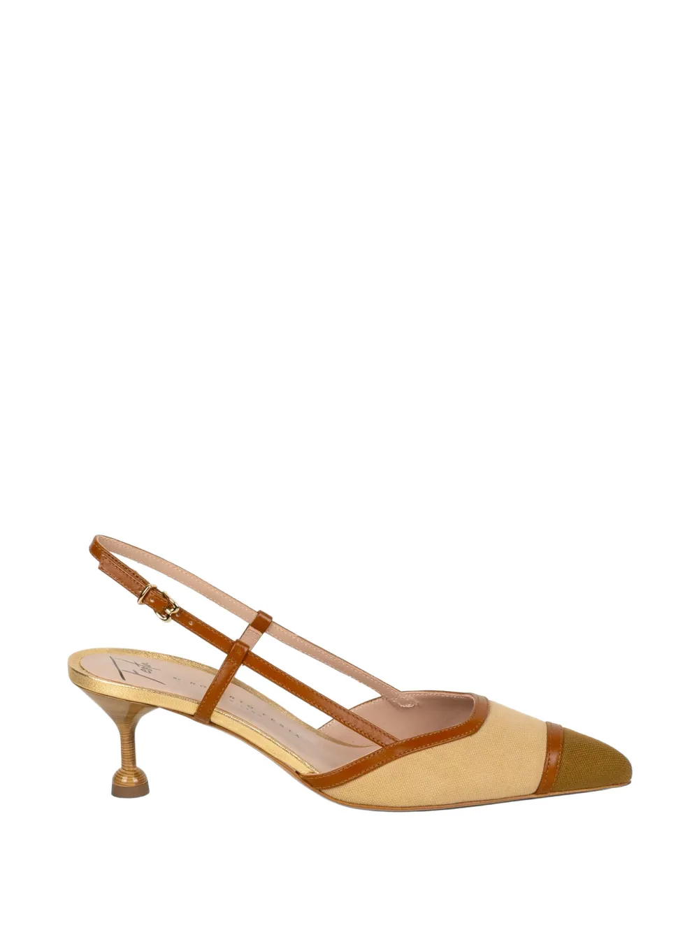 Roberto Festa pointed toe heeled sandals Beige