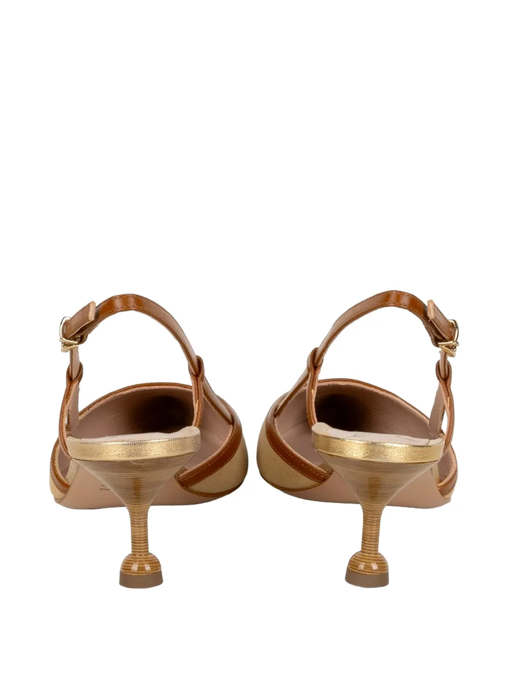 Roberto Festa pointed toe heeled sandals Beige