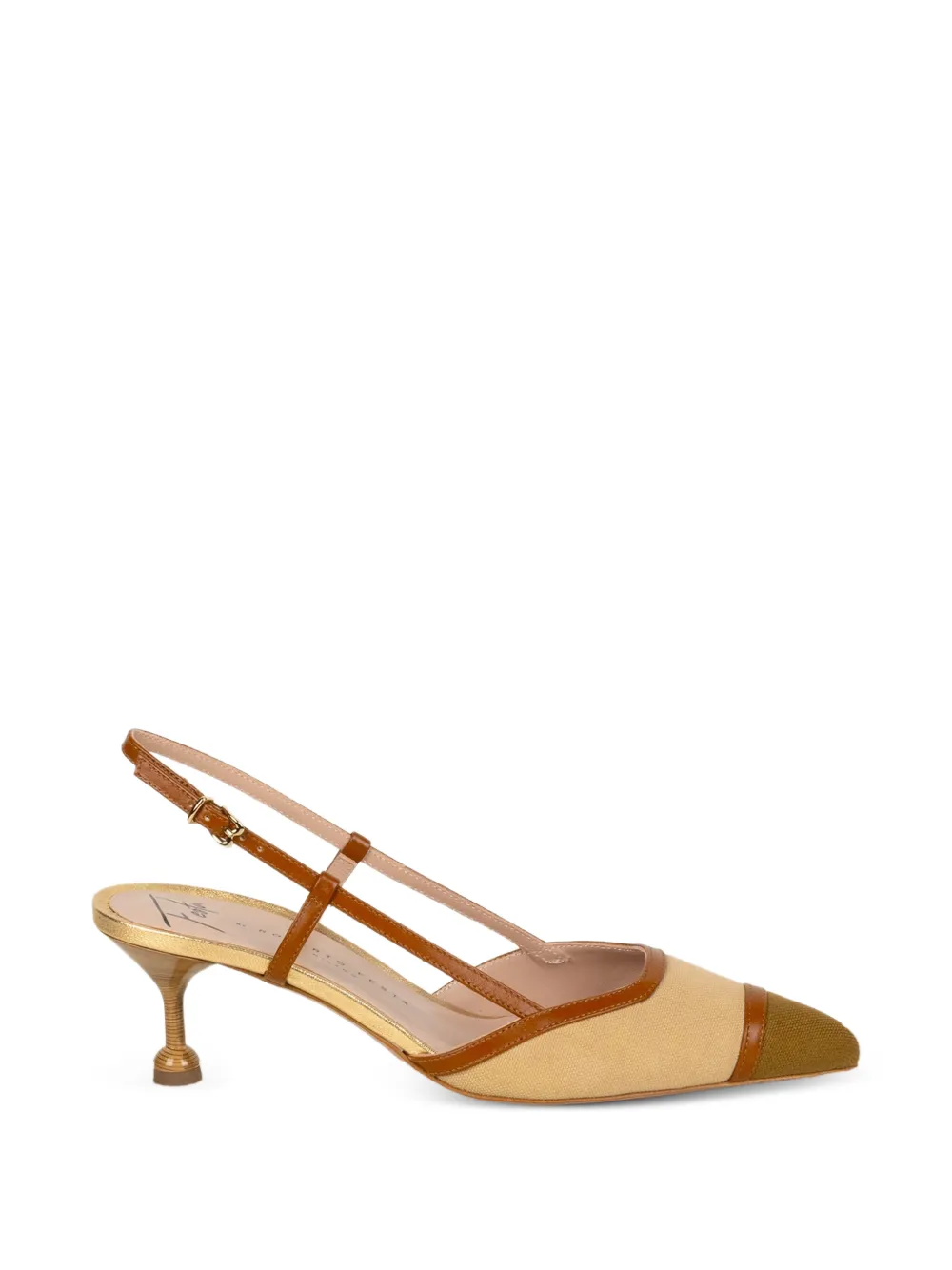 Roberto Festa Sandalen met puntige neus Beige