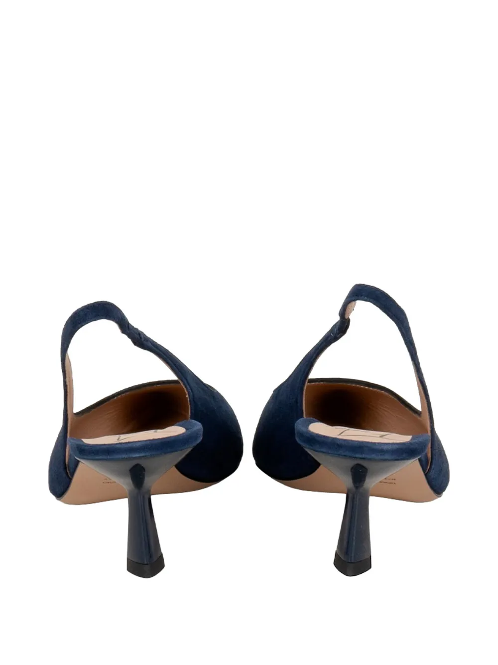 Roberto Festa point toe slingback sandals Blauw