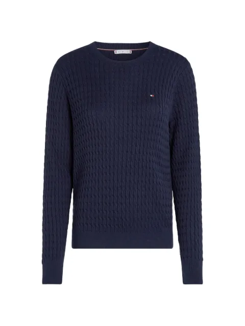 Tommy Hilfiger suéter en tejido de ochos