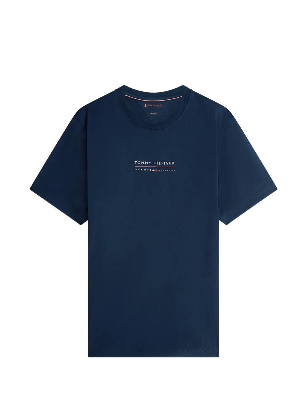 Tommy Hilfiger chest logo T-shirt - Blu