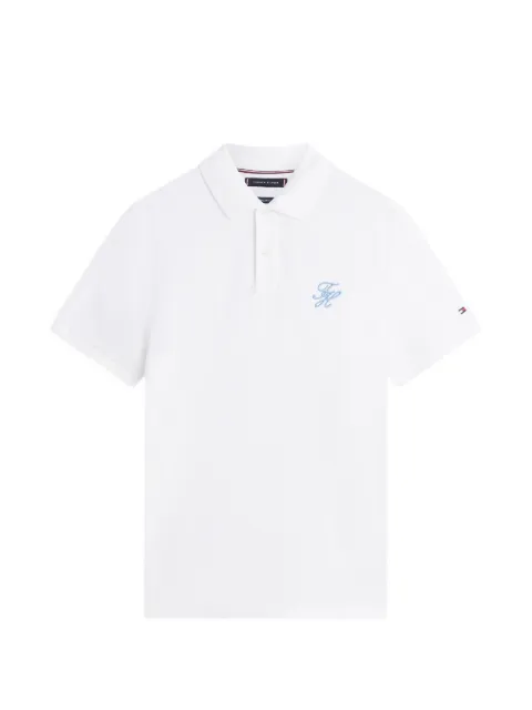Tommy Hilfiger embroidered-logo polo shirt