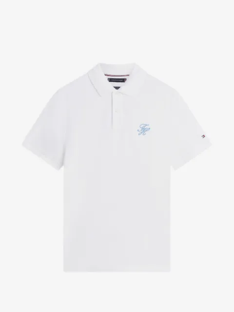 Tommy Hilfiger playera tipo polo con logo bordado