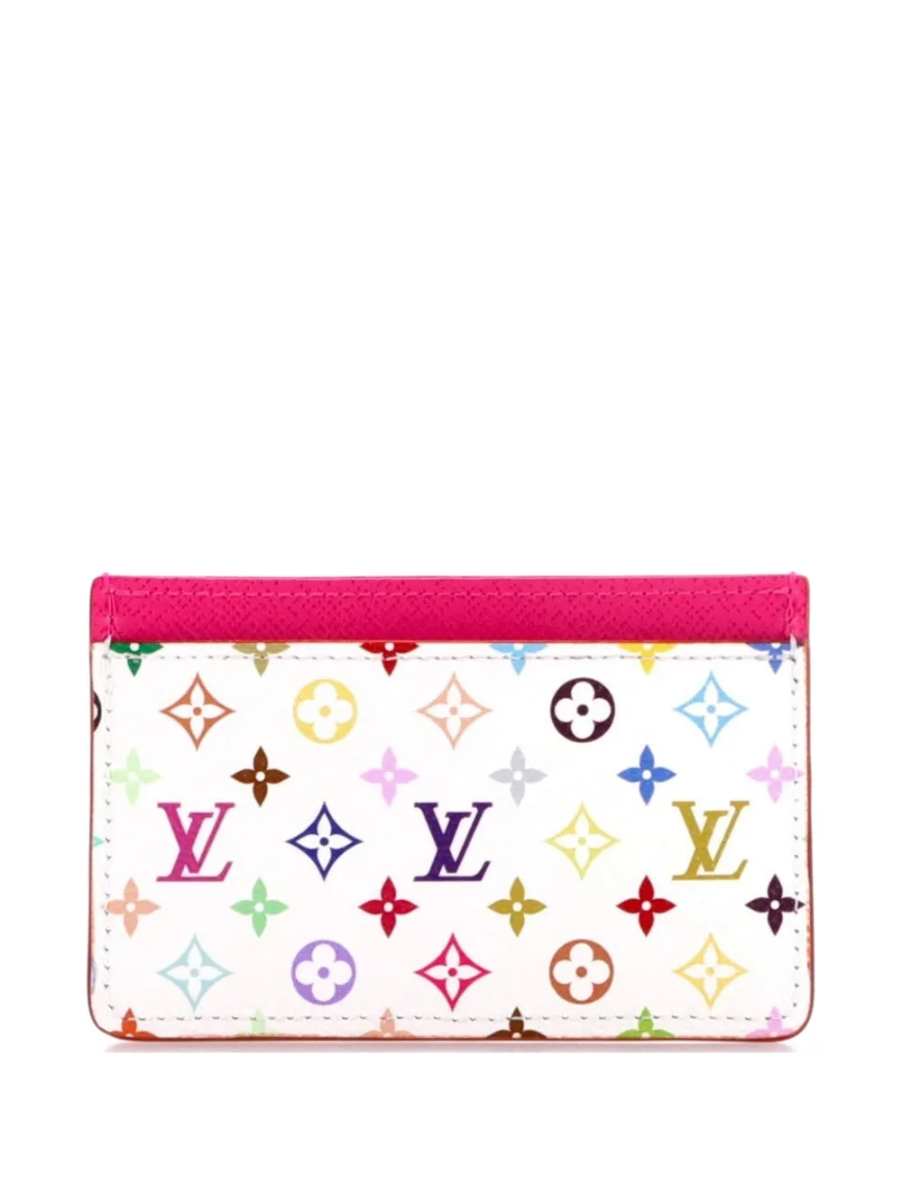  Louis Vuitton Pre-owned X Takashi Murakami Monogram Multicolor With Leather Card Holder - Multicolour 