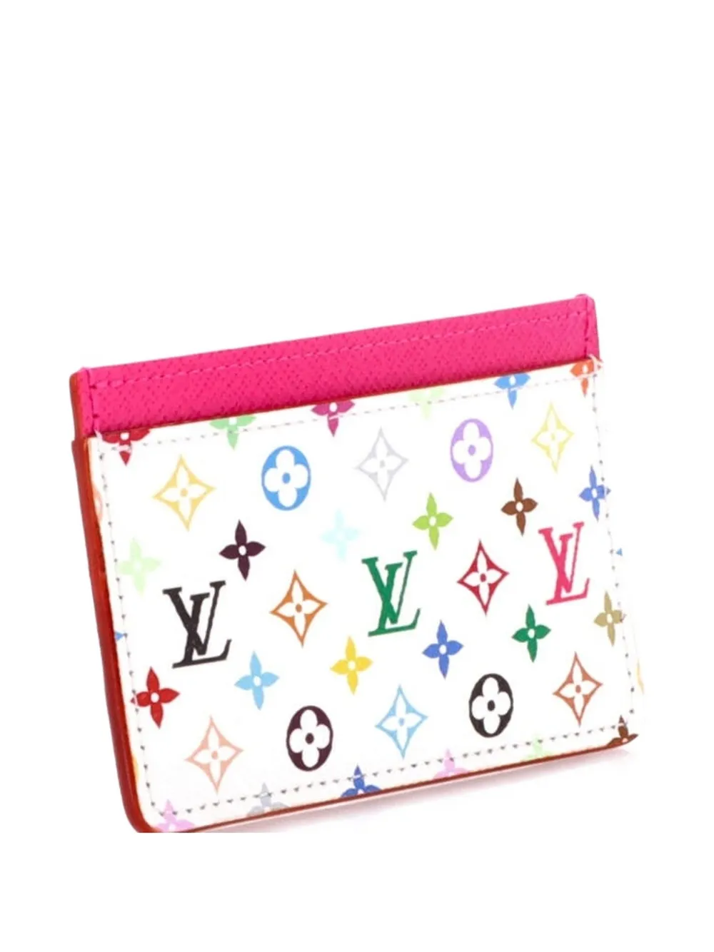  Louis Vuitton Pre-owned X Takashi Murakami Monogram Multicolor With Leather Card Holder - Multicolour 
