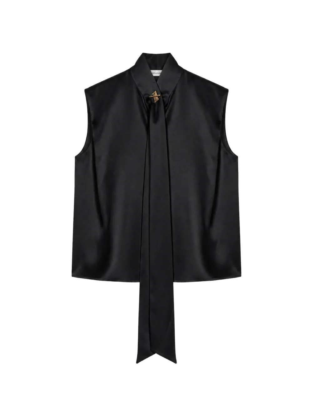 Danamé Blusa con fiocco - Nero