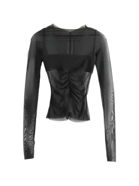 Rick Owens Temple long-sleeved bandeau top